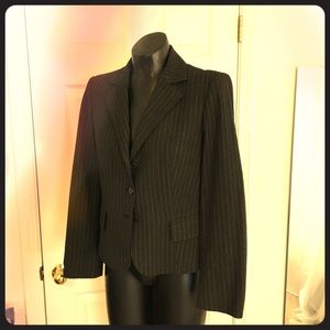 Sisley Stripped Suit Jacket Size Medium